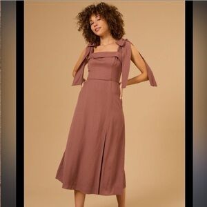 NWOT Altar’d State Wrenlee Bow Tie Dress